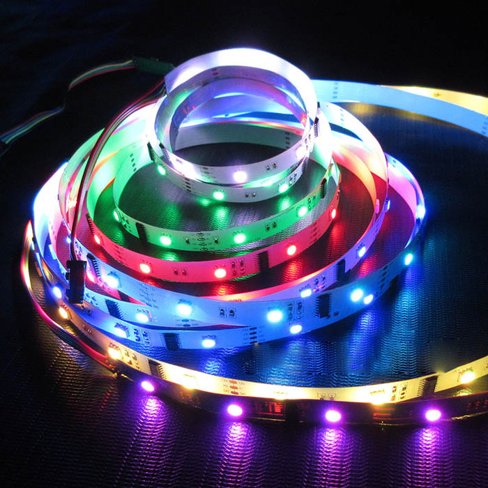 DMX512 RGB DC12V 150 LEDs Digital LED Strip Light with Builtin 485